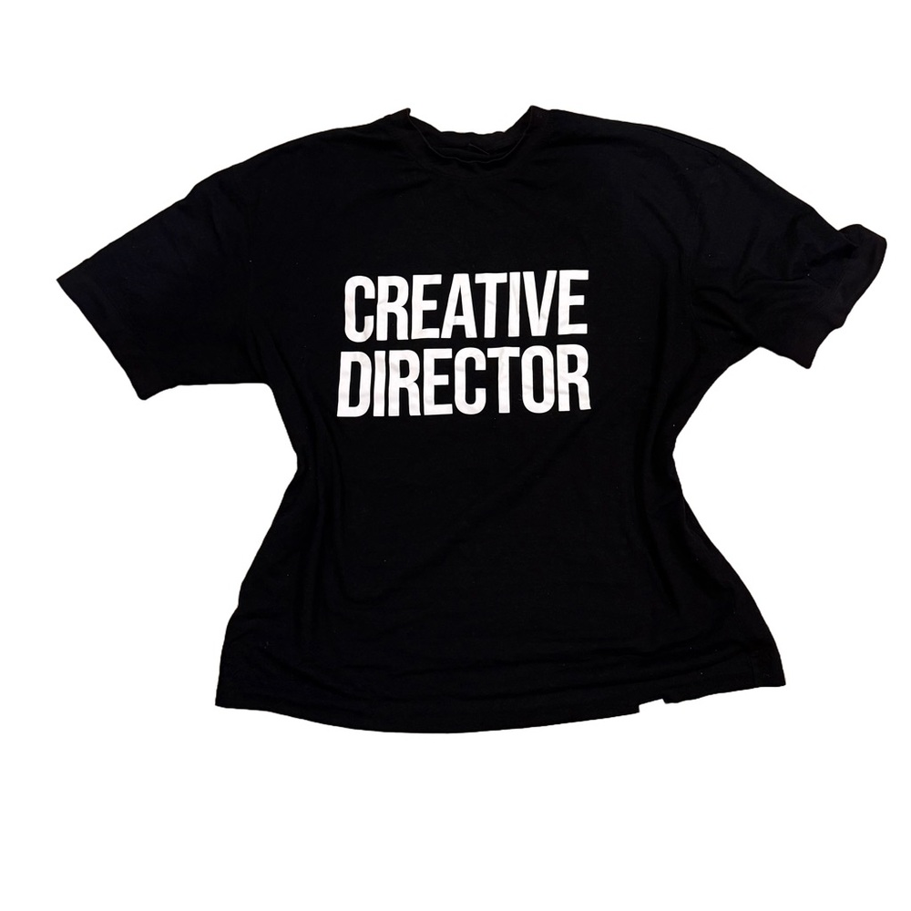 Black Creative Director T-Shirt